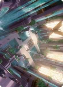 Sparas Headquarters Art Card 36 (Art Series: Streets of New Capenna)  | Good Games Modbury