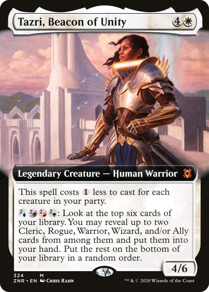 Tazri, Beacon of Unity 324/280 (Zendikar Rising)  - Extended Art | Good Games Modbury