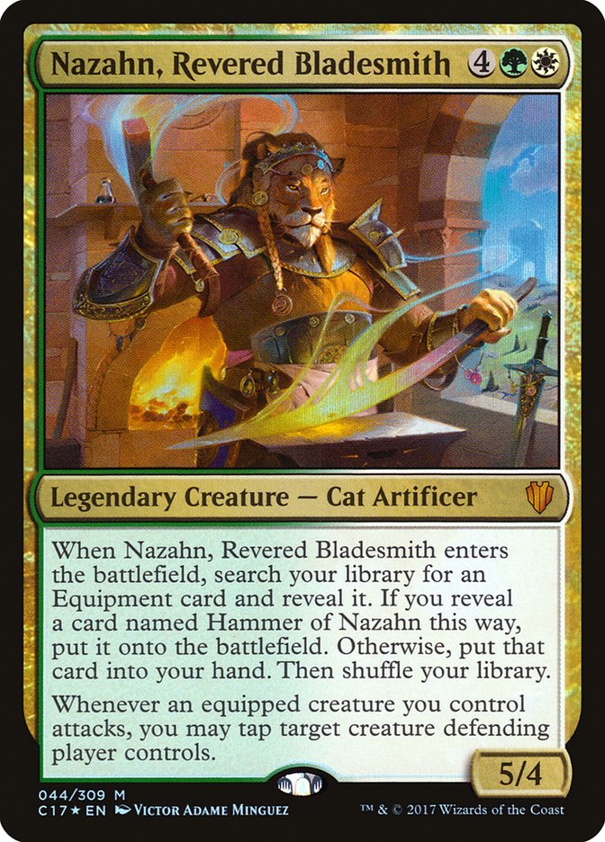 Nazahn, Revered Bladesmith 44/309 (Commander 2017)  - Foil | Good Games Modbury
