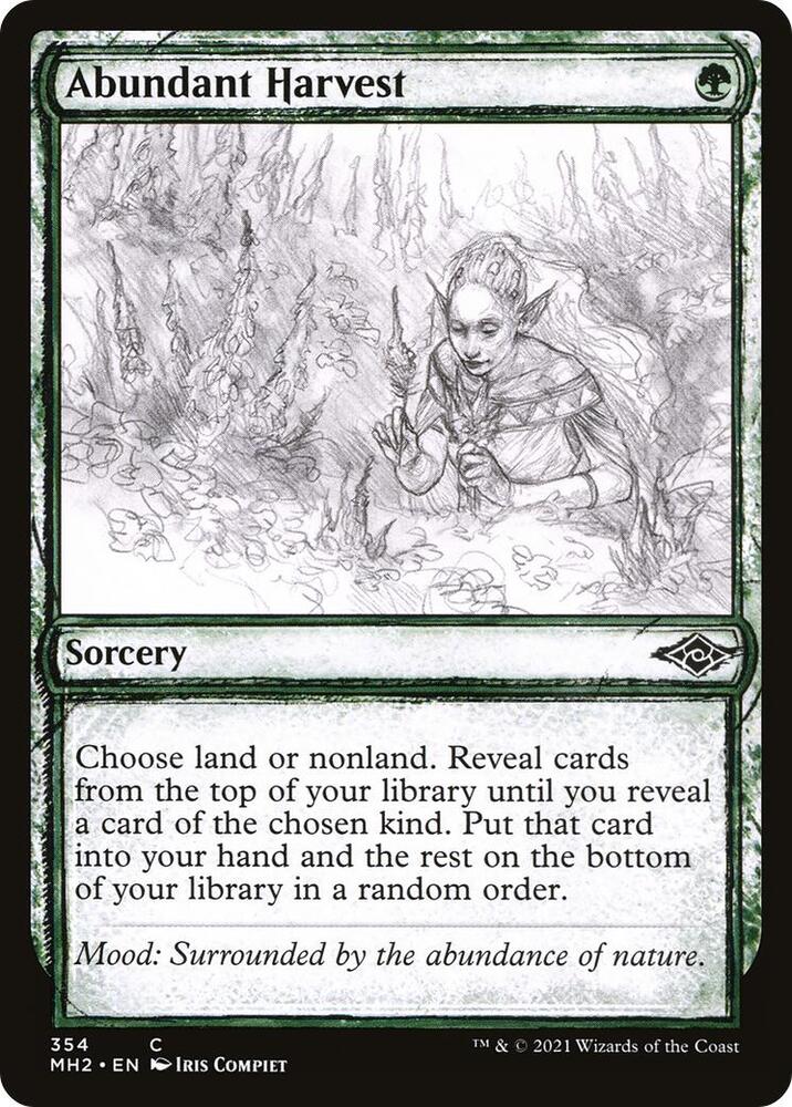 Abundant Harvest Showcase 354/303 (Modern Horizons 2)  | Good Games Modbury