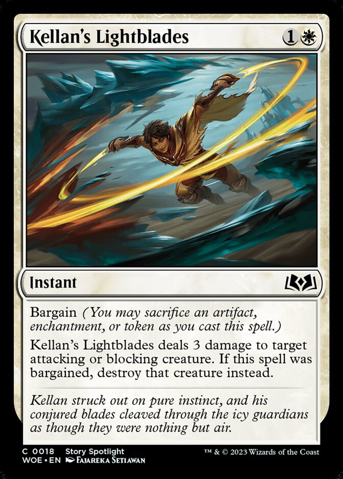 Kellan's Lightblades 18/276 (Wilds of Eldraine)  - Foil | Good Games Modbury