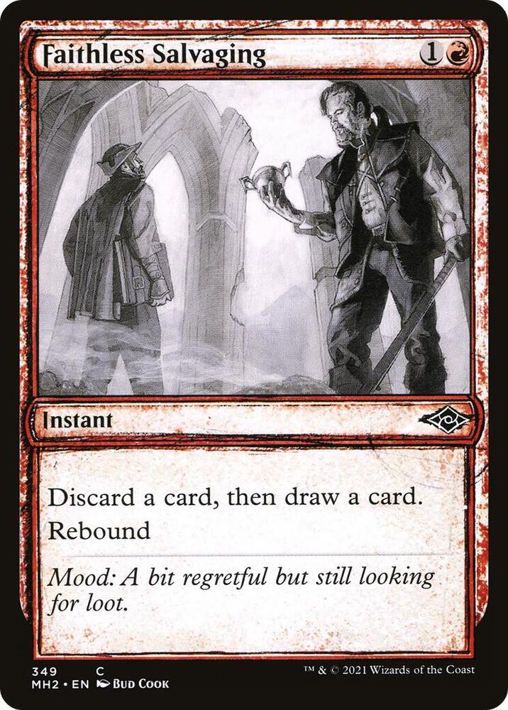 Faithless Salvaging Showcase 349 (Modern Horizons 2)  - Foil | Good Games Modbury