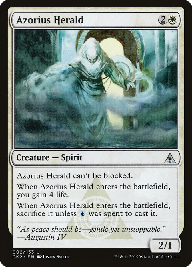 Azorius Herald [Ravnica Allegiance Guild Kit] | Good Games Modbury