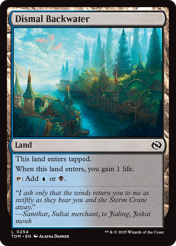 Dismal Backwater [Tarkir: Dragonstorm] | Good Games Modbury