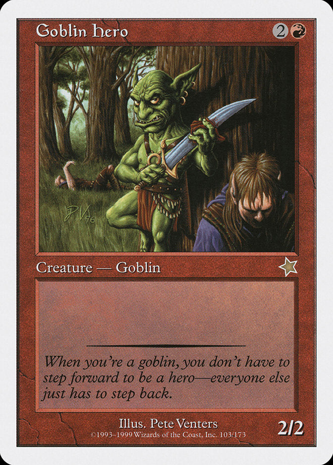Goblin Hero 103 (Starter 1999)  | Good Games Modbury