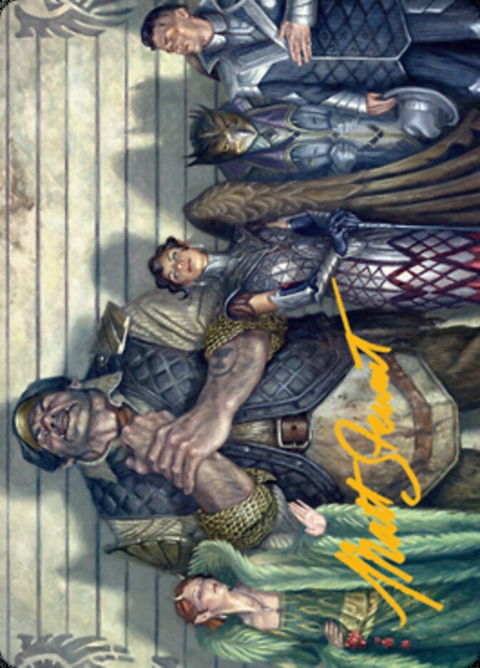 Rogues' Gallery Art Card (Gold-Stamped Signature) [Streets of New Capenna Art Series] | Good Games Modbury