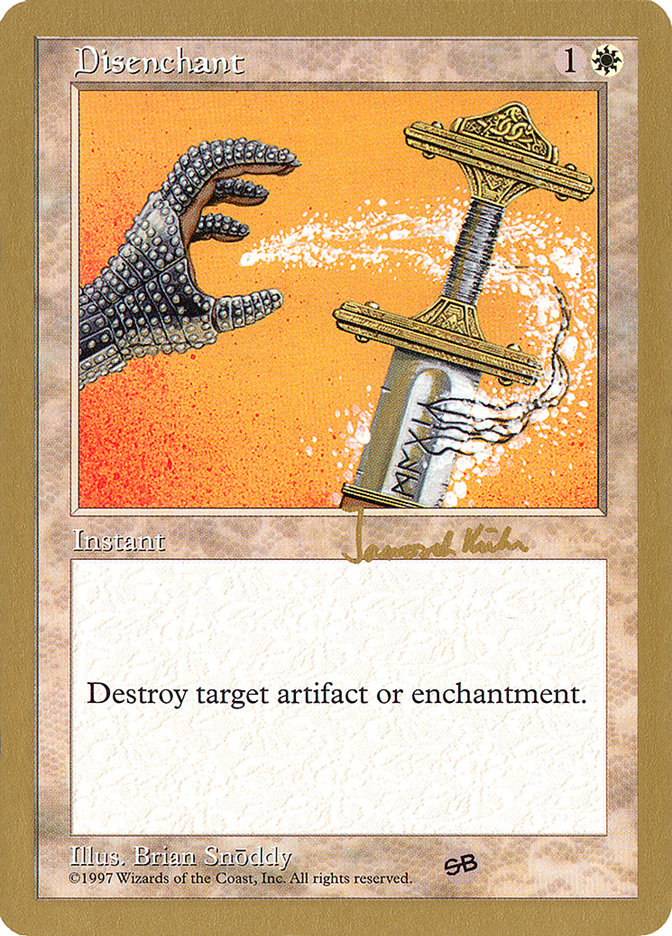 Disenchant (Janosch Kuhn) (SB) [World Championship Decks 1997] | Good Games Modbury