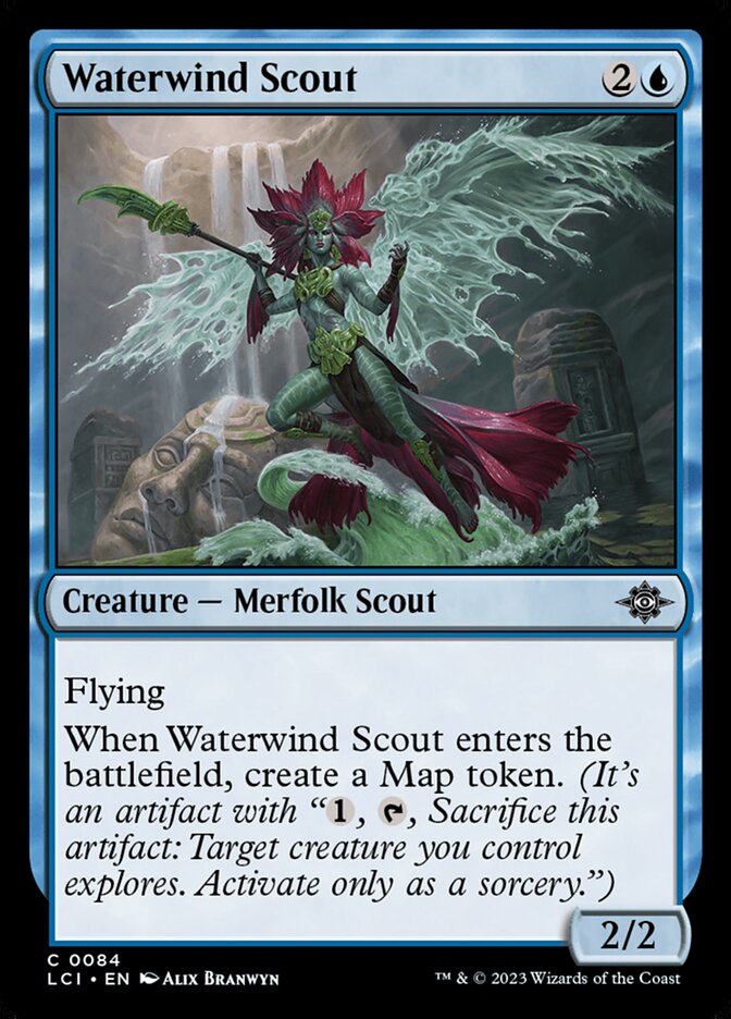 Waterwind Scout 84/291 (The Lost Caverns of Ixalan)  - Foil | Good Games Modbury