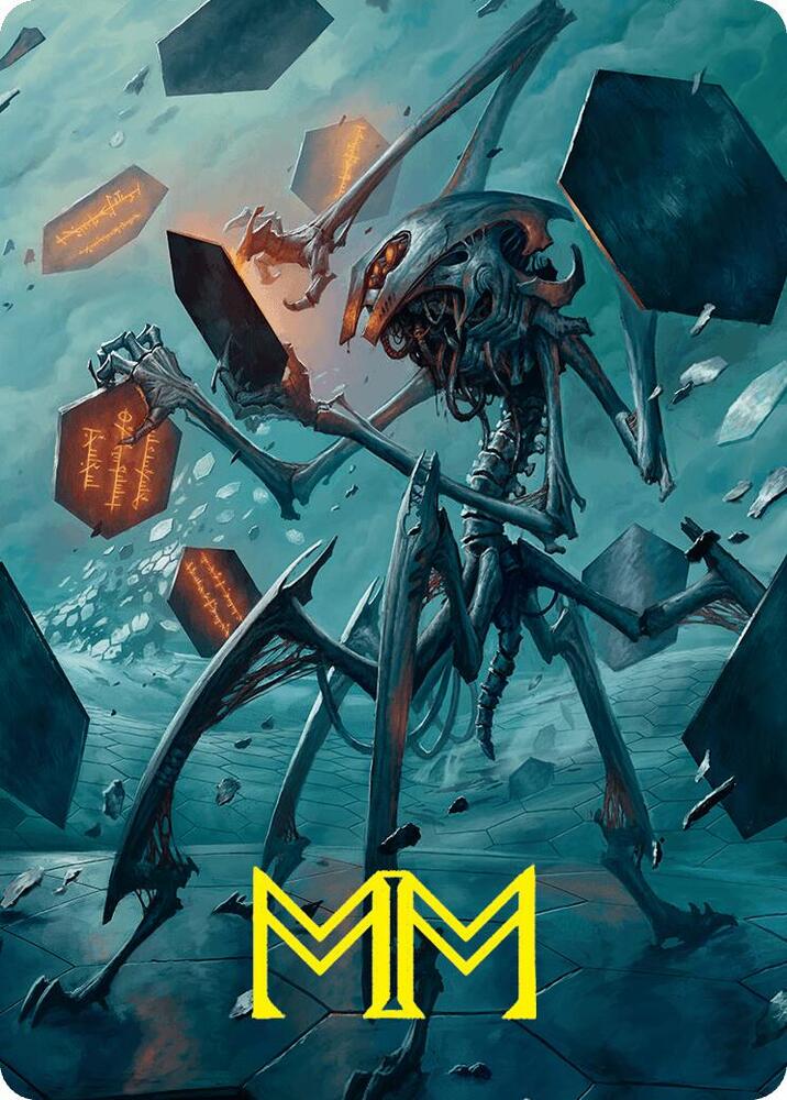 Scrawling Crawler Art Card 50 54 Gold Stamped Signature 50 (Art Series: Foundations)  | Good Games Modbury