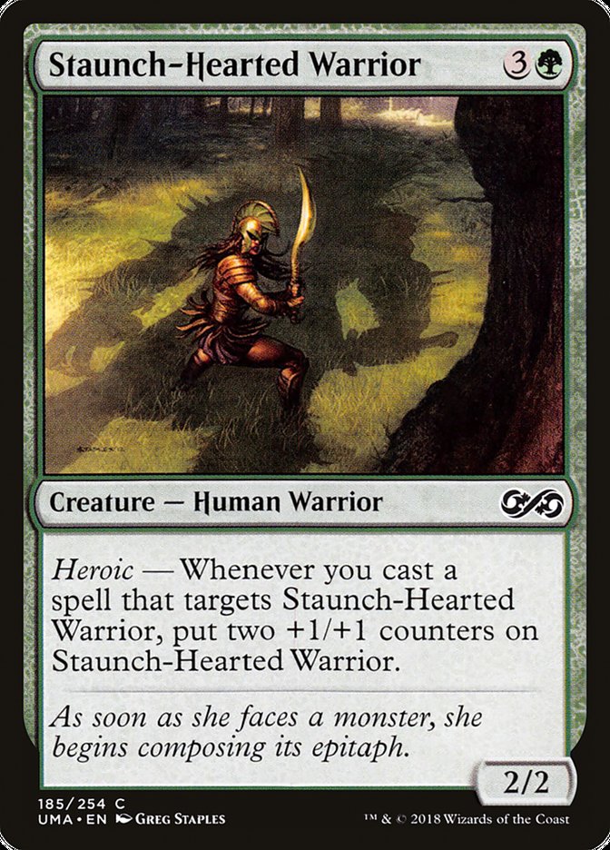 Staunch-Hearted Warrior 185/254 (Ultimate Masters)  - Foil | Good Games Modbury