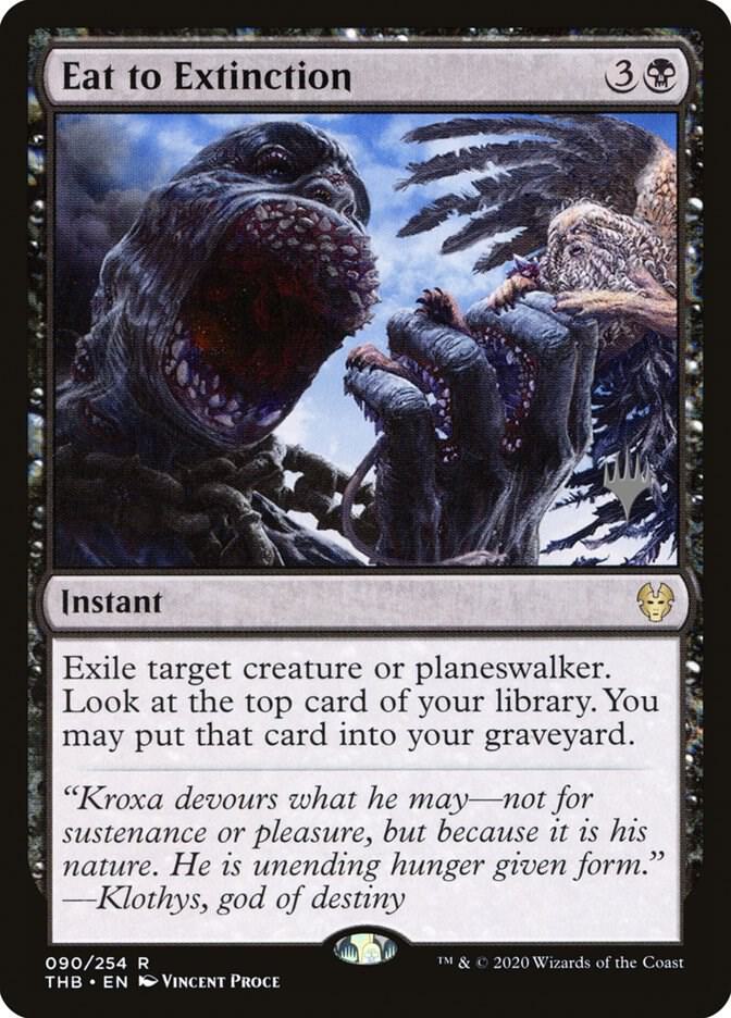 Eat to Extinction 90p/137 (Promo Pack: Theros Beyond Death)  - Foil | Good Games Modbury