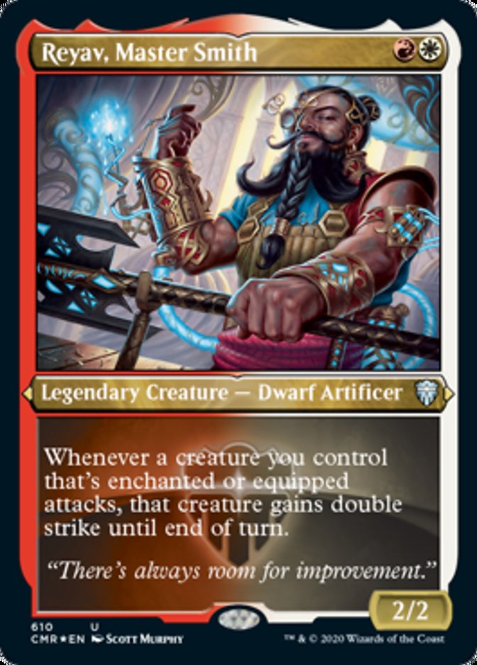 Reyav, Master Smith (Etched) [Commander Legends] | Good Games Modbury