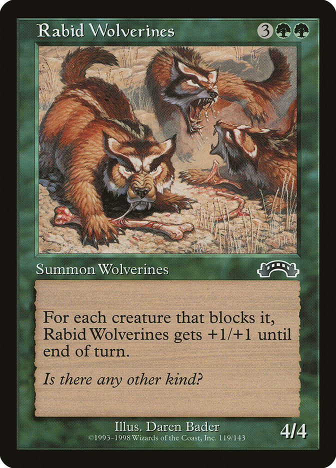 Rabid Wolverines 119/143 (Exodus)  | Good Games Modbury