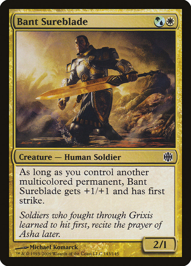 Bant Sureblade 143/145 (Alara Reborn)  - Foil | Good Games Modbury