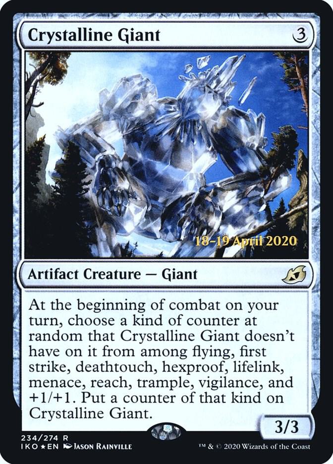 Crystalline Giant 234s/137 (Prerelease Cards)  - Foil | Good Games Modbury