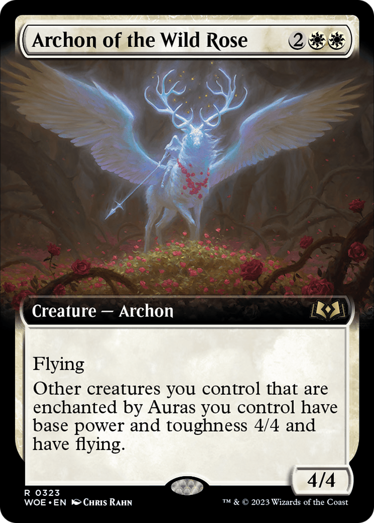 Archon of the Wild Rose (Extended Art) [Wilds of Eldraine] | Good Games Modbury