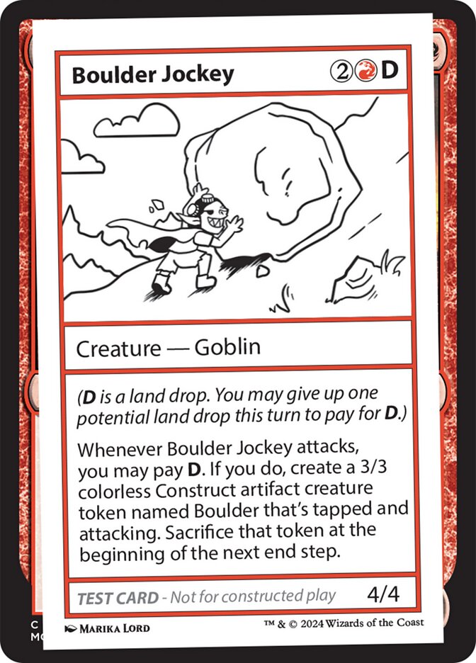 Boulder Jockey 560/390 (Mystery Booster 2 Playtest Cards)  | Good Games Modbury