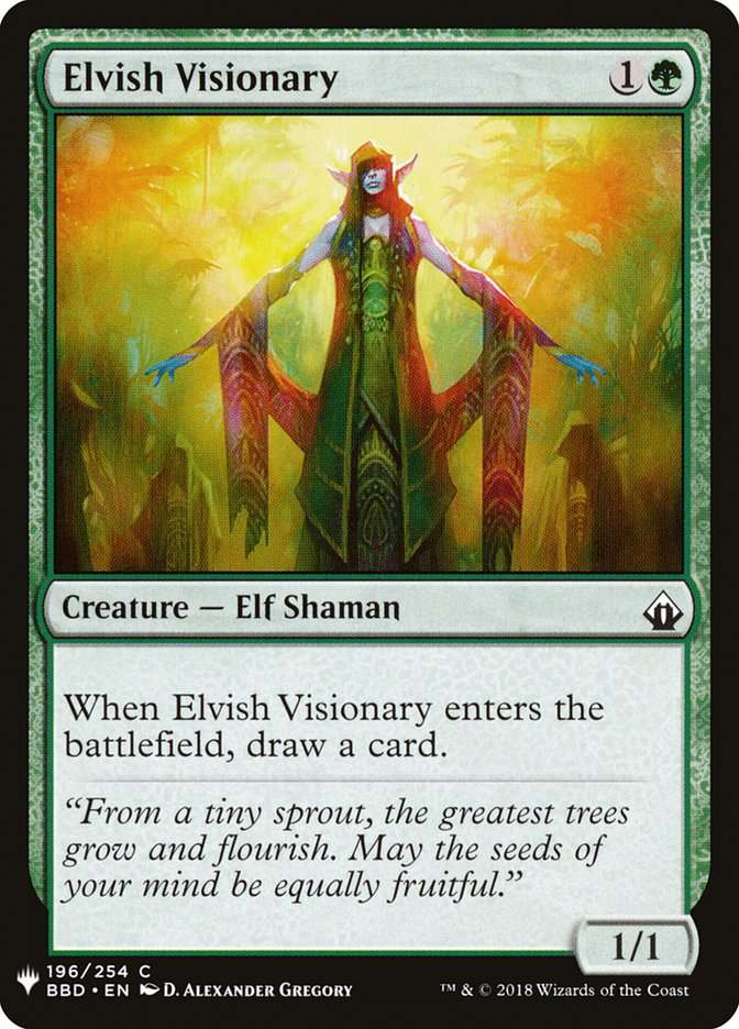 Elvish Visionary [Mystery Booster] | Good Games Modbury