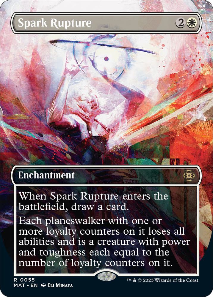 Spark Rupture 55/50 (March of the Machine: The Aftermath)  - Borderless Foil | Good Games Modbury