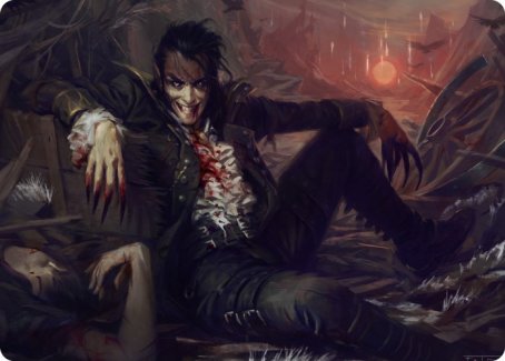 Arrogant Outlaw Art Card [Innistrad: Midnight Hunt Art Series] | Good Games Modbury