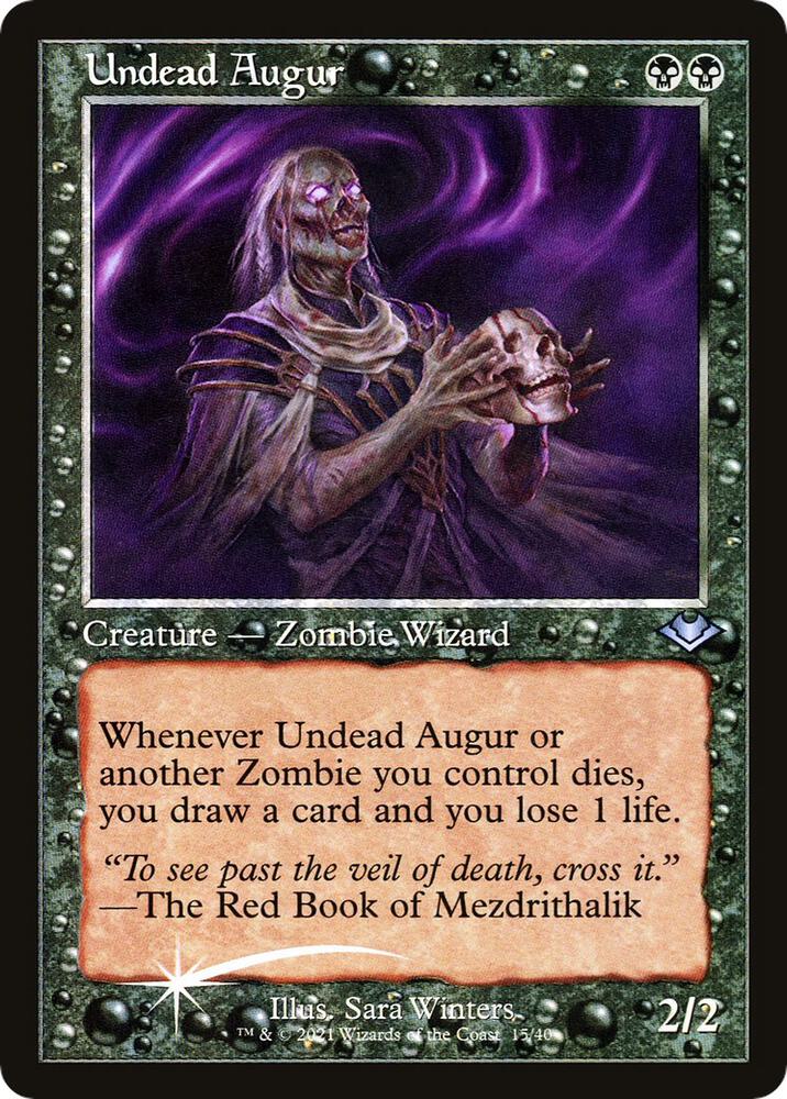 Undead Augur Retro Frame 15/40 (Modern Horizons)  - Retro Foil | Good Games Modbury