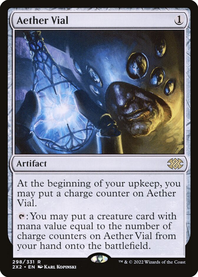Aether Vial 298/331 (Double Masters 2022)  | Good Games Modbury