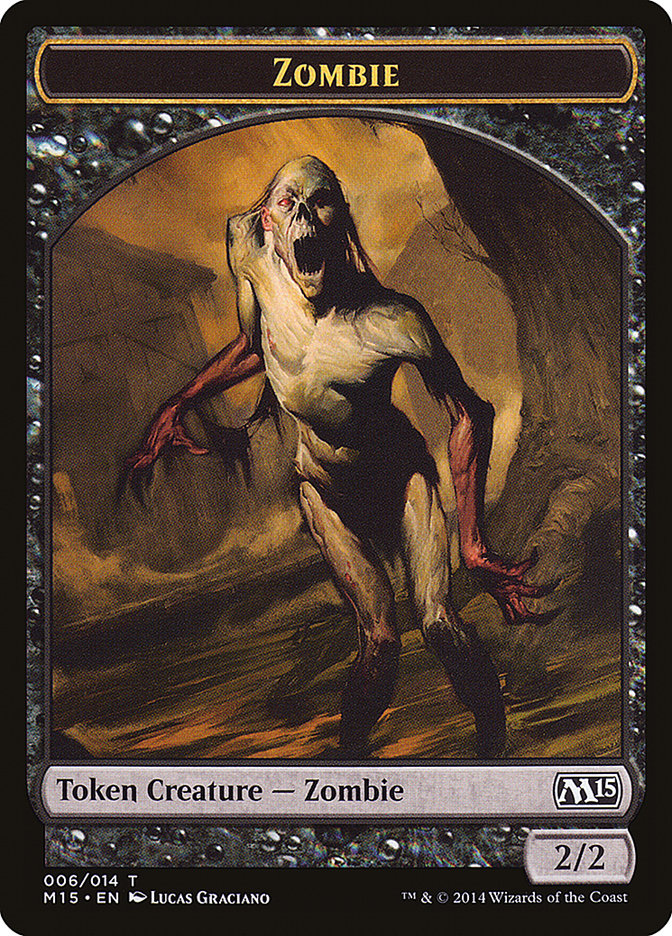 Zombie Token [Magic 2015 Tokens] | Good Games Modbury