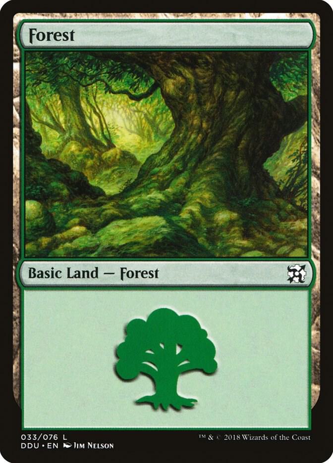 Forest 33/76 (Duel Decks: Elves vs. Inventors)  | Good Games Modbury