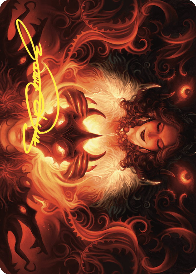 Witch's Mark Art Card (Gold-Stamped Signature) [Wilds of Eldraine Art Series] | Good Games Modbury