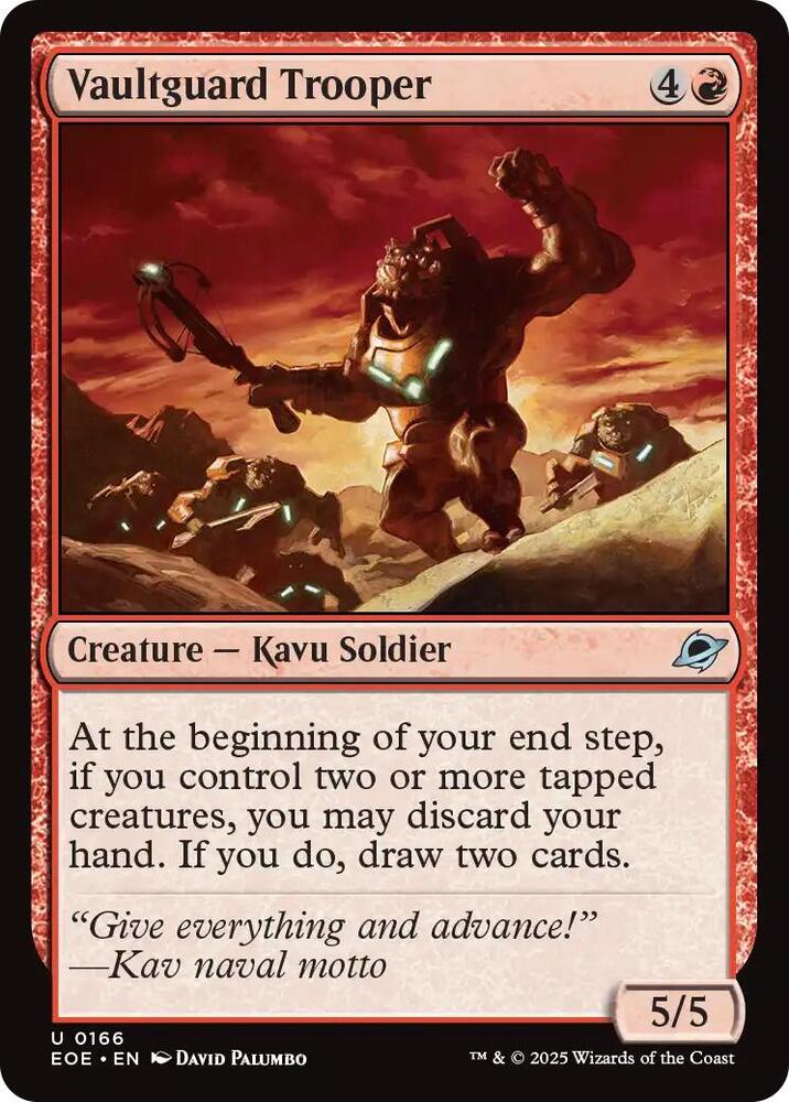 Vaultguard Trooper 166/276 (Edge of Eternities)  - Foil | Good Games Modbury