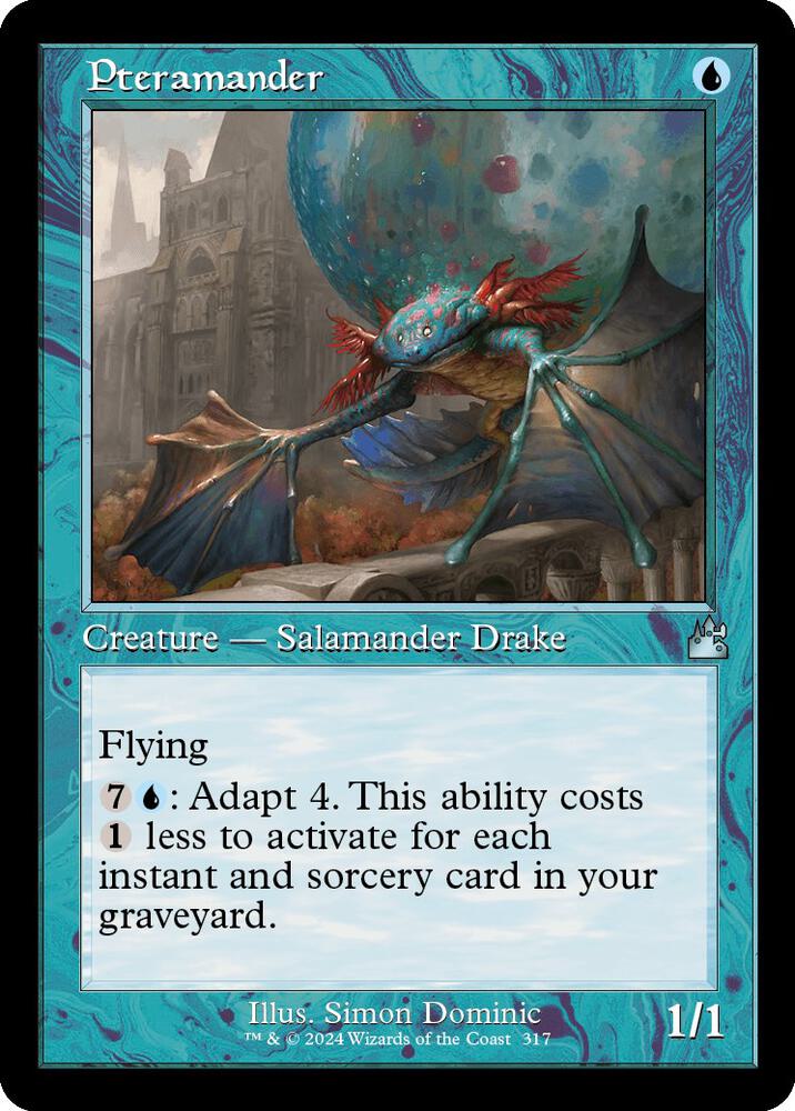 Pteramander 317/291 (Ravnica Remastered)  - Retro | Good Games Modbury