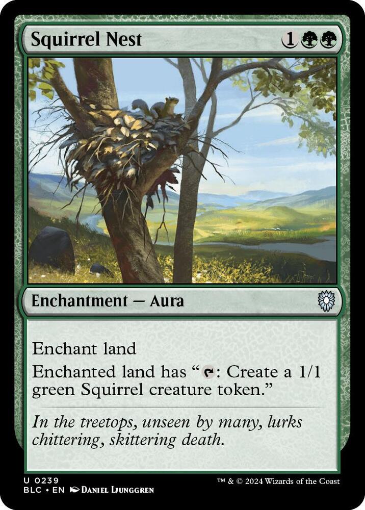 Squirrel Nest 239/40 (Commander: Bloomburrow)  | Good Games Modbury
