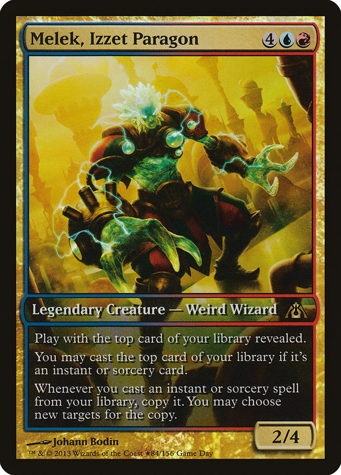 Melek, Izzet Paragon (Game Day) [Dragon's Maze Promos] | Good Games Modbury