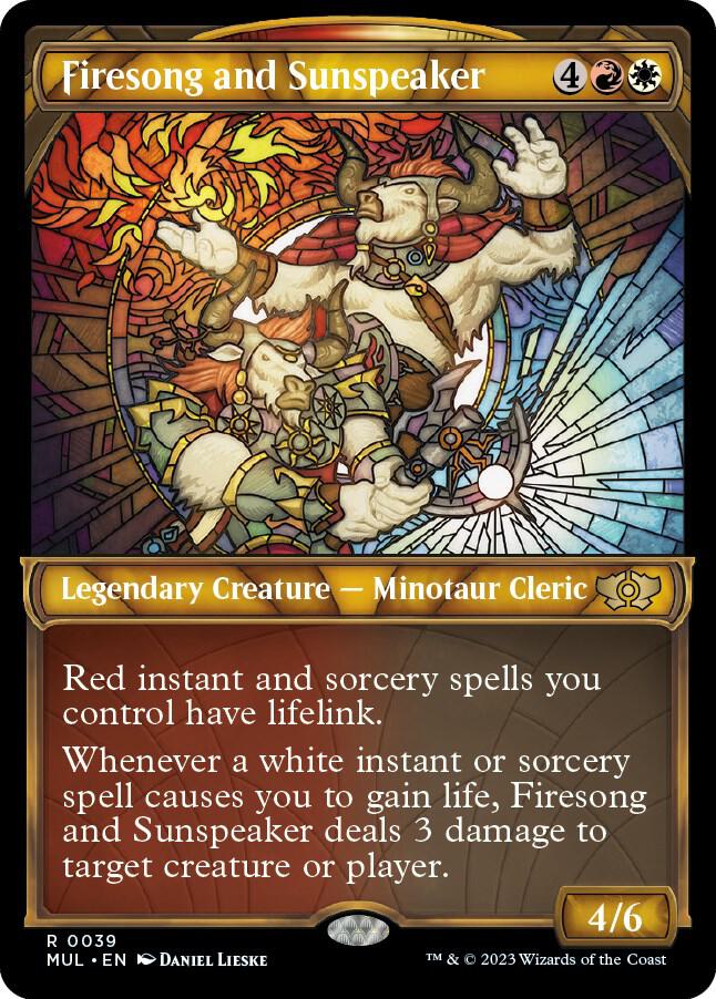 Firesong and Sunspeaker 39/65 (March of the Machine: Multiverse Legends)  - Showcase Foil | Good Games Modbury