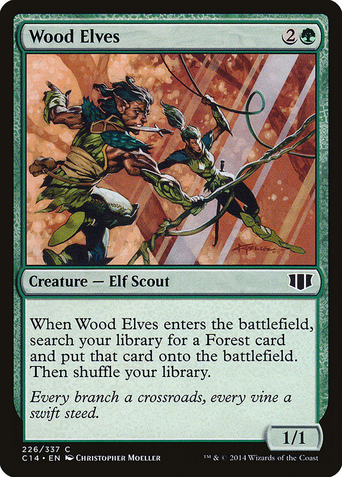 Wood Elves [Commander 2014] | Good Games Modbury