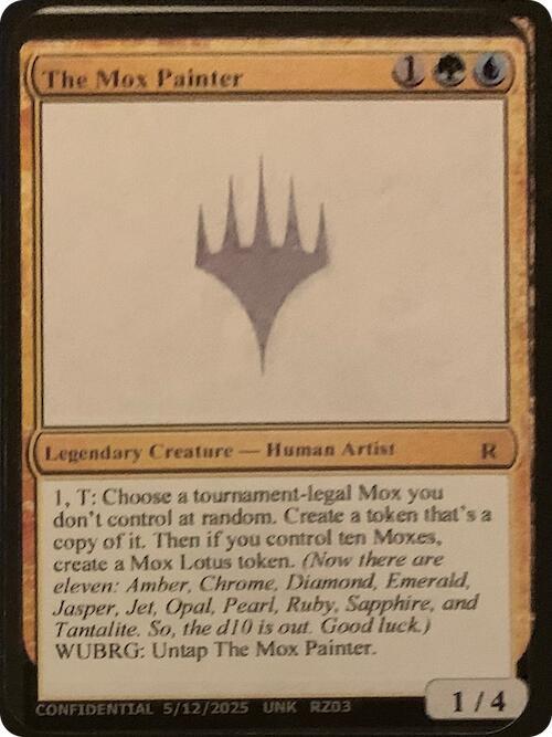 The Mox Painter RZ03k/477 (Un-Known Event Playtest Cards)  | Good Games Modbury