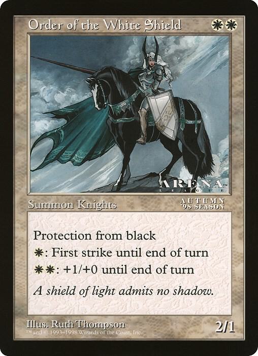 Order of the White Shield Arena League  (Oversize Cards)  | Good Games Modbury