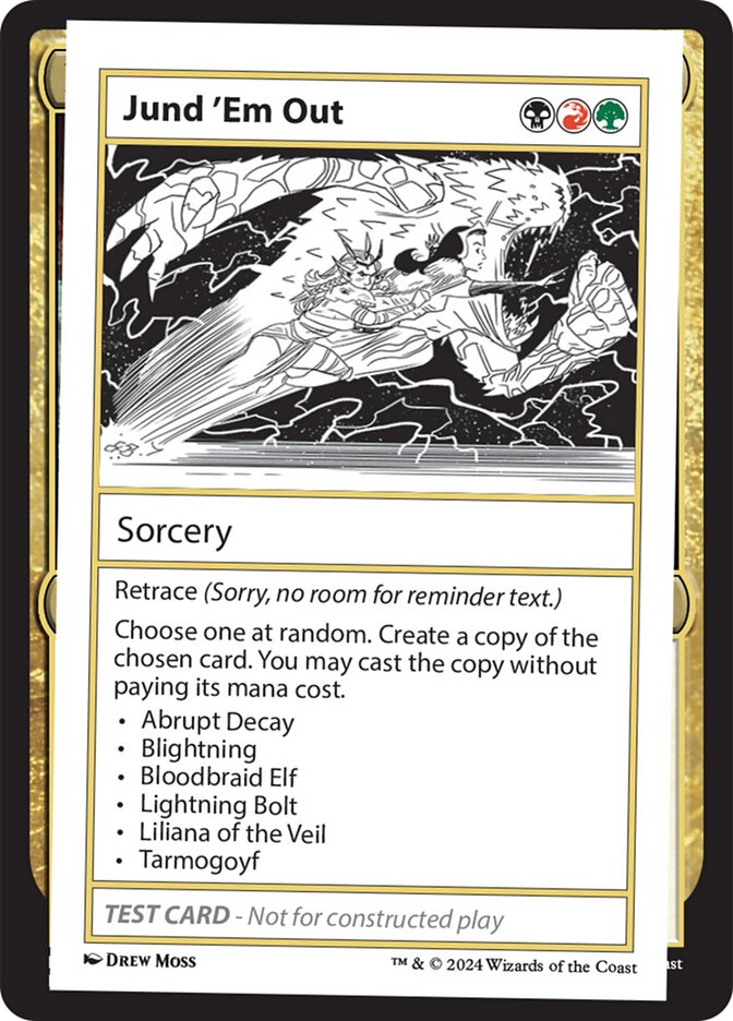 Jund Em Out 596/390 (Mystery Booster 2 Playtest Cards)  | Good Games Modbury
