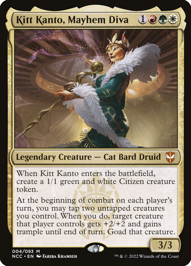 Kitt Kanto, Mayhem Diva 4/93 (Commander: Streets of New Capenna)  - Foil | Good Games Modbury