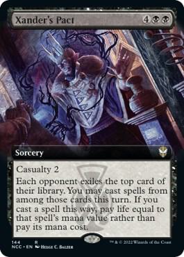 Xanders Pact Extended Art 144 (Commander: Streets of New Capenna)  | Good Games Modbury
