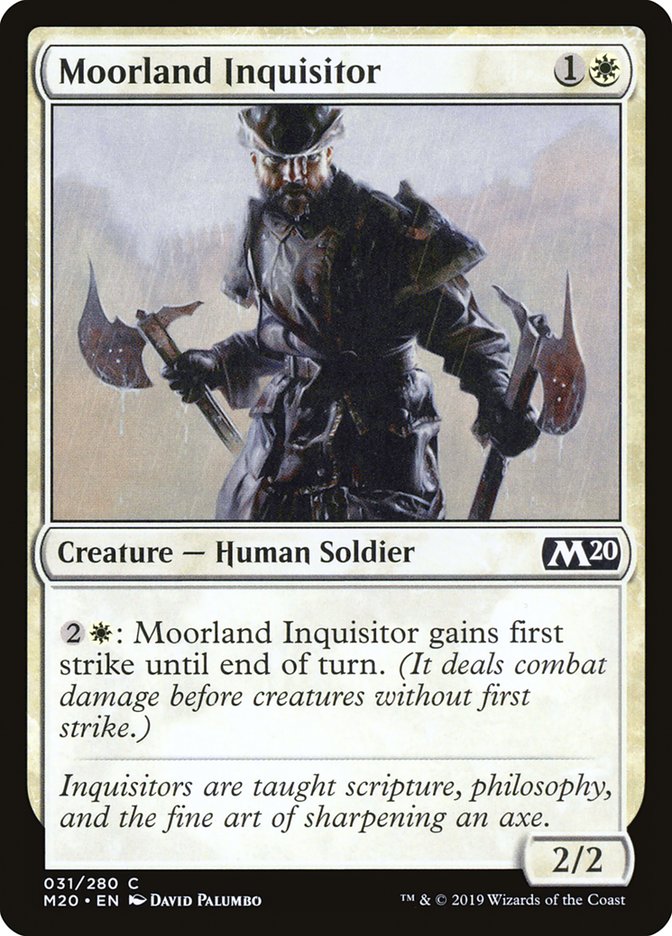 Moorland Inquisitor [Core Set 2020] | Good Games Modbury