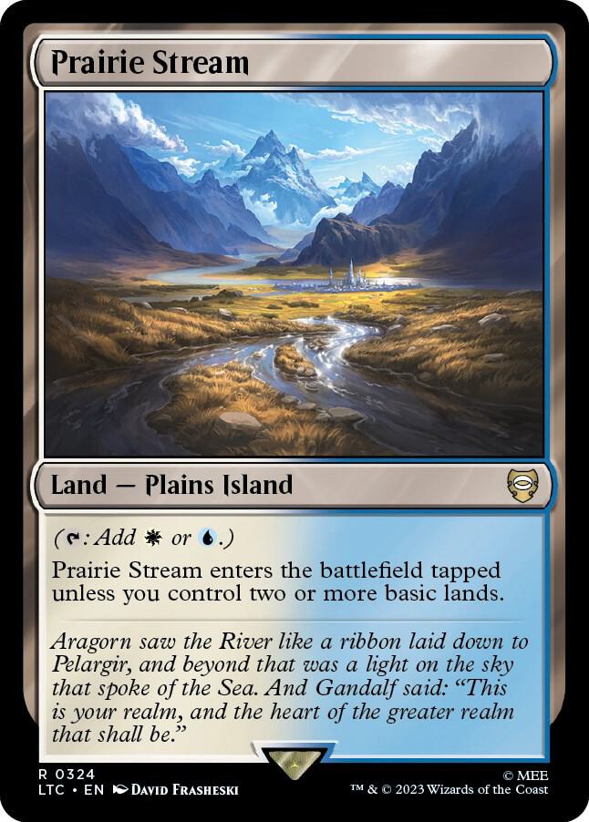 Prairie Stream 324 (Commander: The Lord of the Rings: Tales of Middle-earth)  | Good Games Modbury