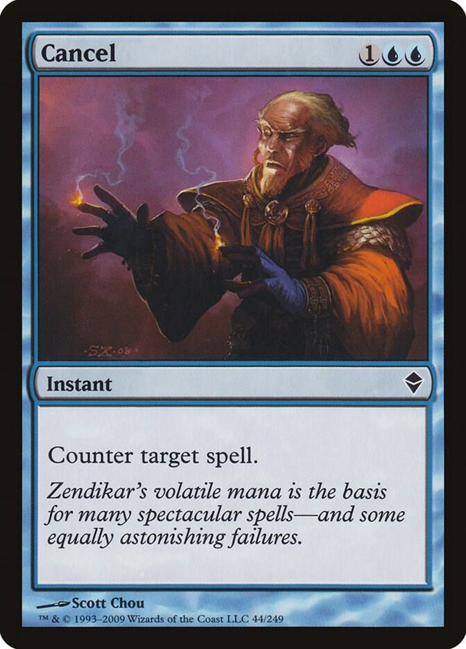 Cancel 44/249 (Zendikar)  - Foil | Good Games Modbury
