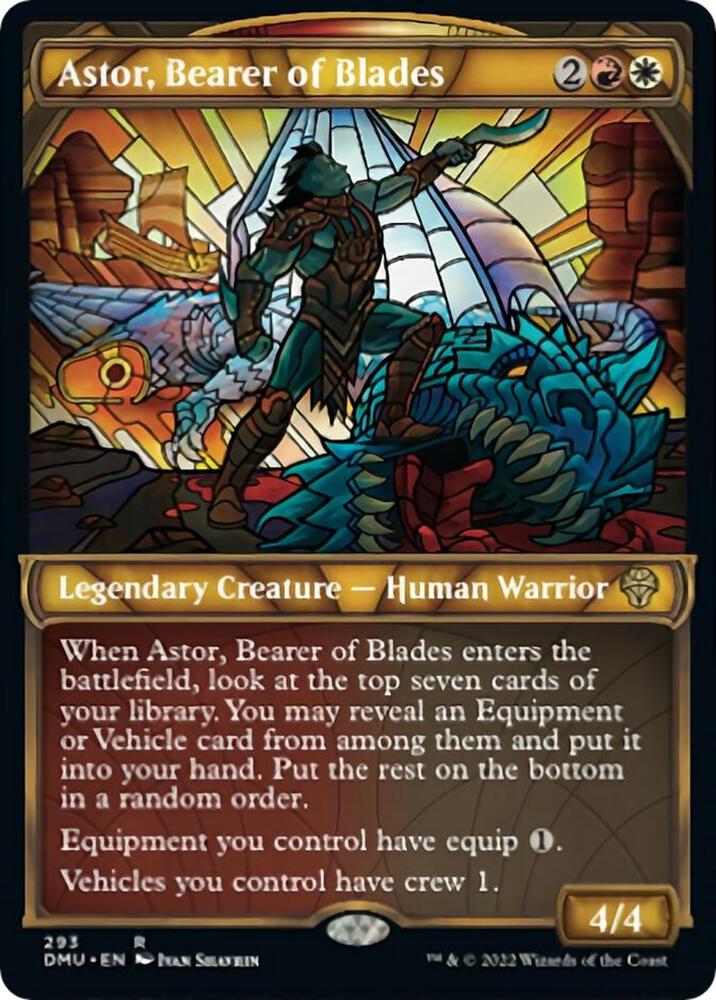 Astor Bearer of Blades Showcase 293/281 (Dominaria United)  - Foil | Good Games Modbury
