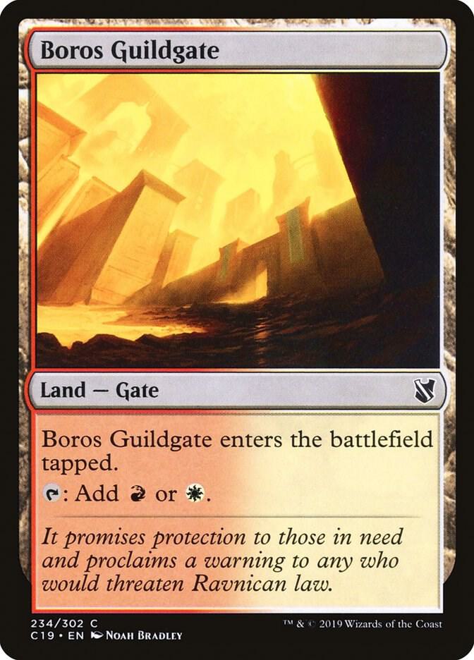 Boros Guildgate 234/302 (Commander 2019)  | Good Games Modbury
