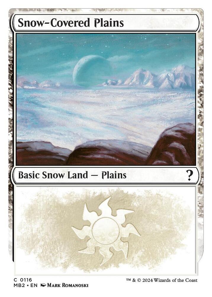 Snow-Covered Plains 116/390 (Mystery Booster 2)  | Good Games Modbury