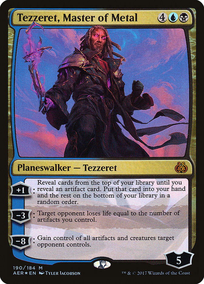 Tezzeret, Master of Metal 190/184 (Aether Revolt)  - Foil | Good Games Modbury
