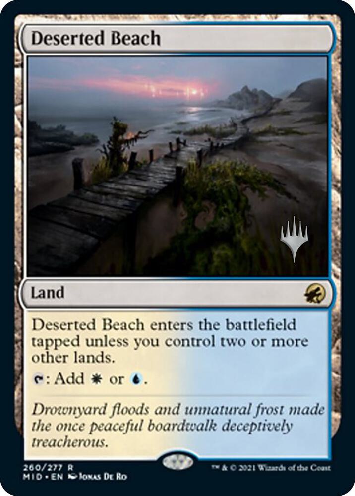 Deserted Beach 260 (Promo Pack: Innistrad: Midnight Hunt)  | Good Games Modbury