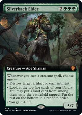 Silverback Elder Extended Art 418/281 (Dominaria United)  | Good Games Modbury