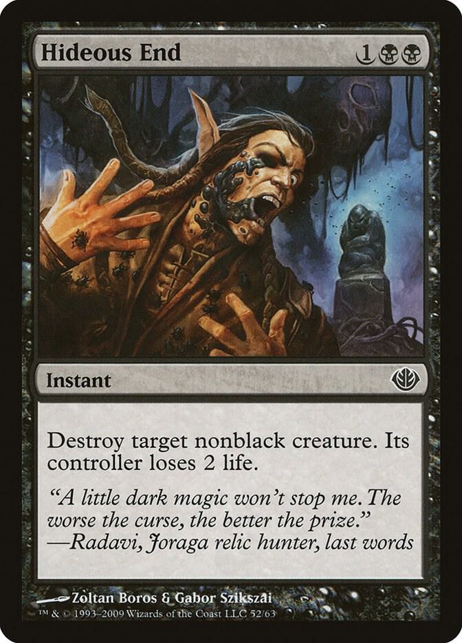 Hideous End 52/63 (Duel Decks: Garruk vs. Liliana)  | Good Games Modbury